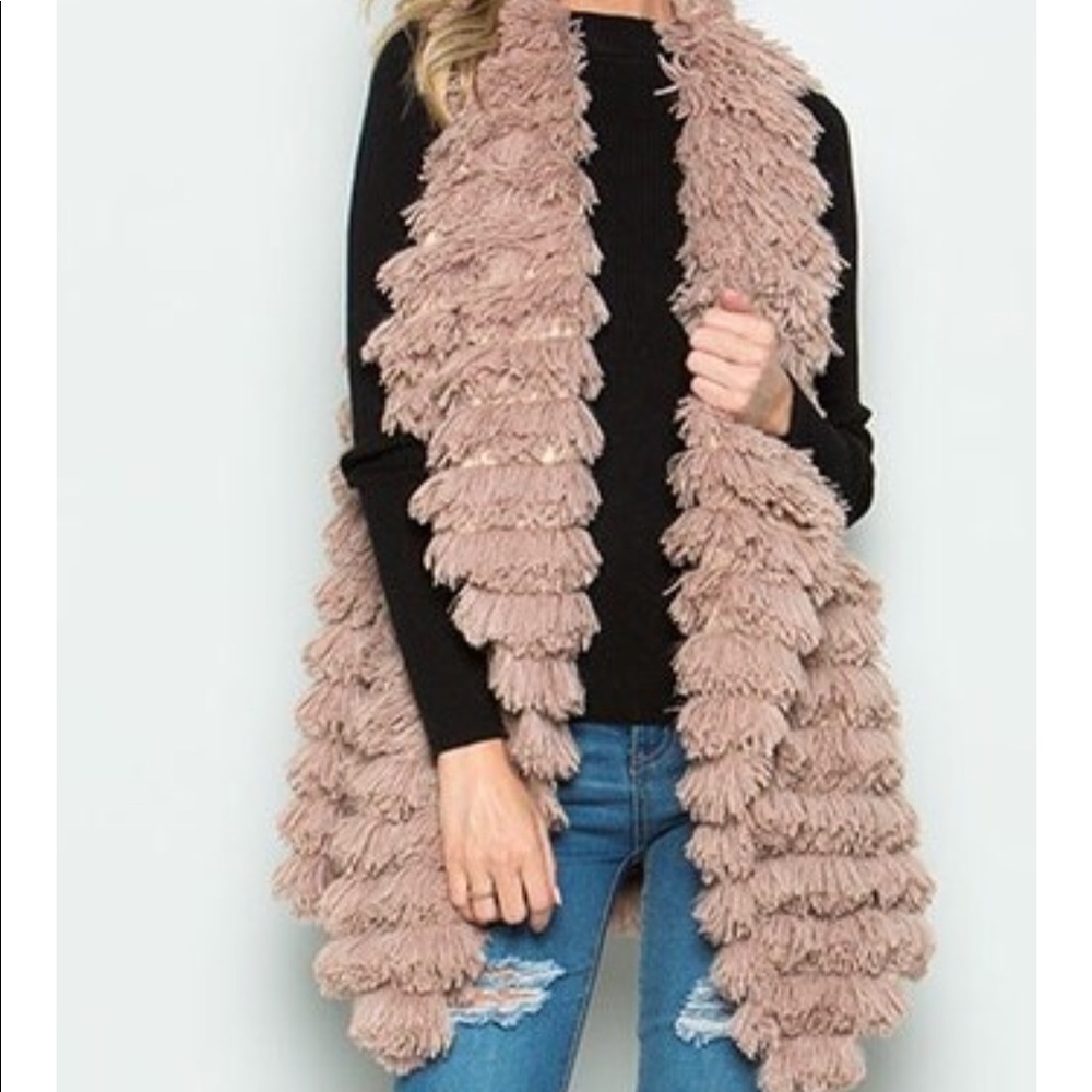 🛑🛑Mocha Faux Fur Vest PREORDER 🛑🛑